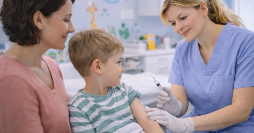 Szczepienia u dzieci specjalizacja pediatryczna – pielęgniarka przygotowująca dziecko do szczepienia