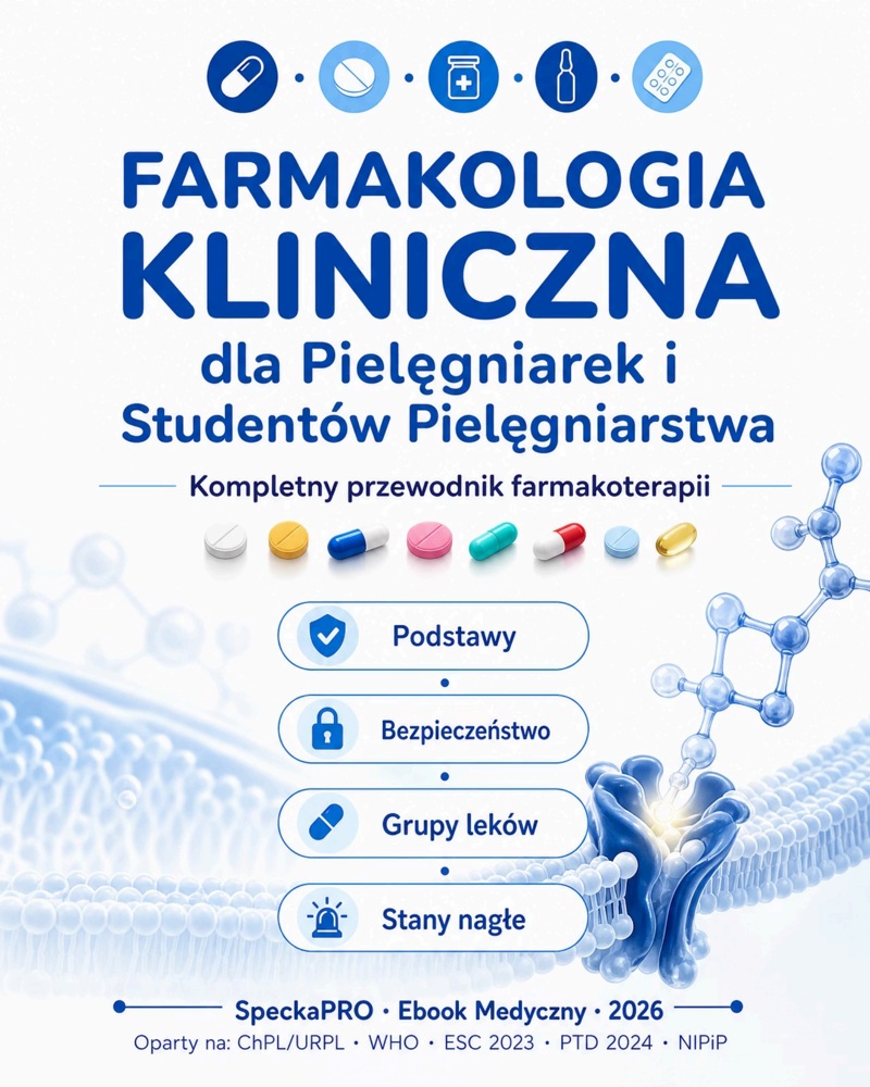 fk_PRODUKT_okladka_glowna Okładka ebooka SpeckaPRO Farmakologia Kliniczna dla Pielęgniarek – kompletny przewodnik farmakoterapii 142 strony PDF