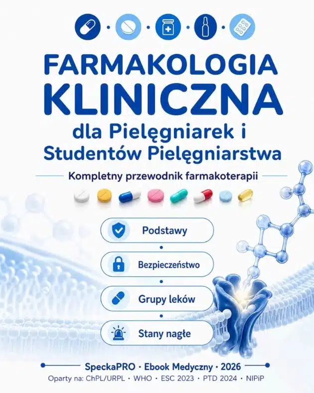 Ebook SpeckaPRO Farmakologia Kliniczna dla Pielęgniarek